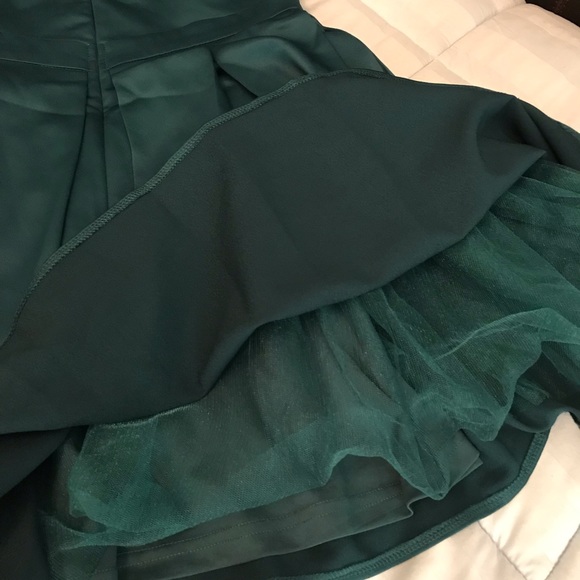 Lulu’s Emerald/Teal skater dress Small - Picture 7 of 9